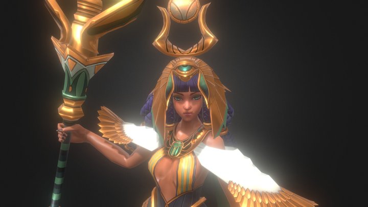 Summoner'sWarLC - Desert Queen (Animated) 3D Model
