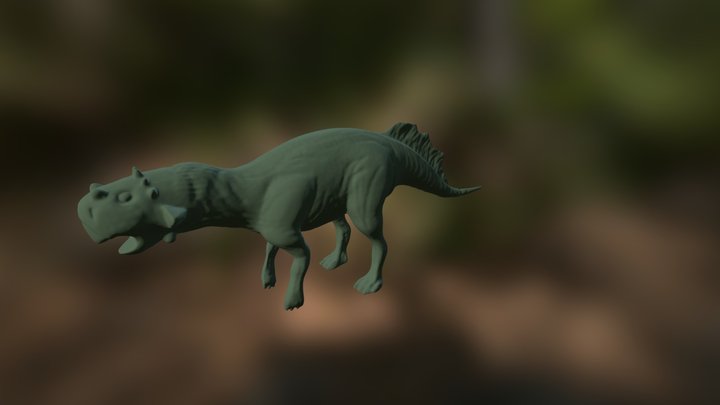 Пситтакозавр – Psittacosaurus – Динозавры 3D Model