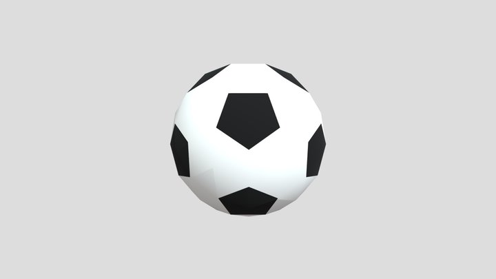 I Made A Soccer Ball 3D Model