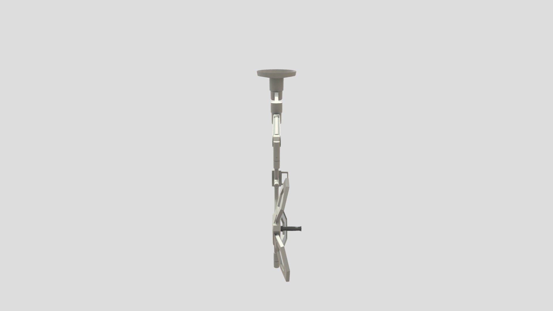 Doctor's articulating surgery lamp