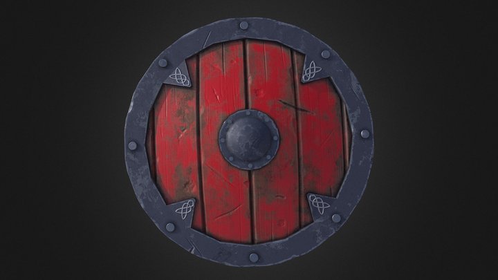 Viking Shield 3D Model