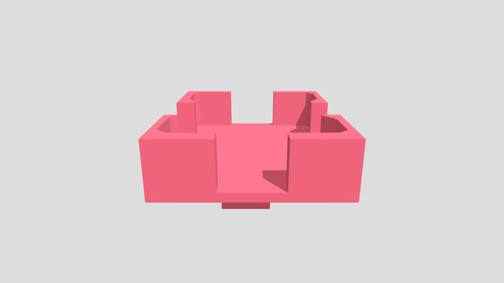 Axon Body Mount 3D Model