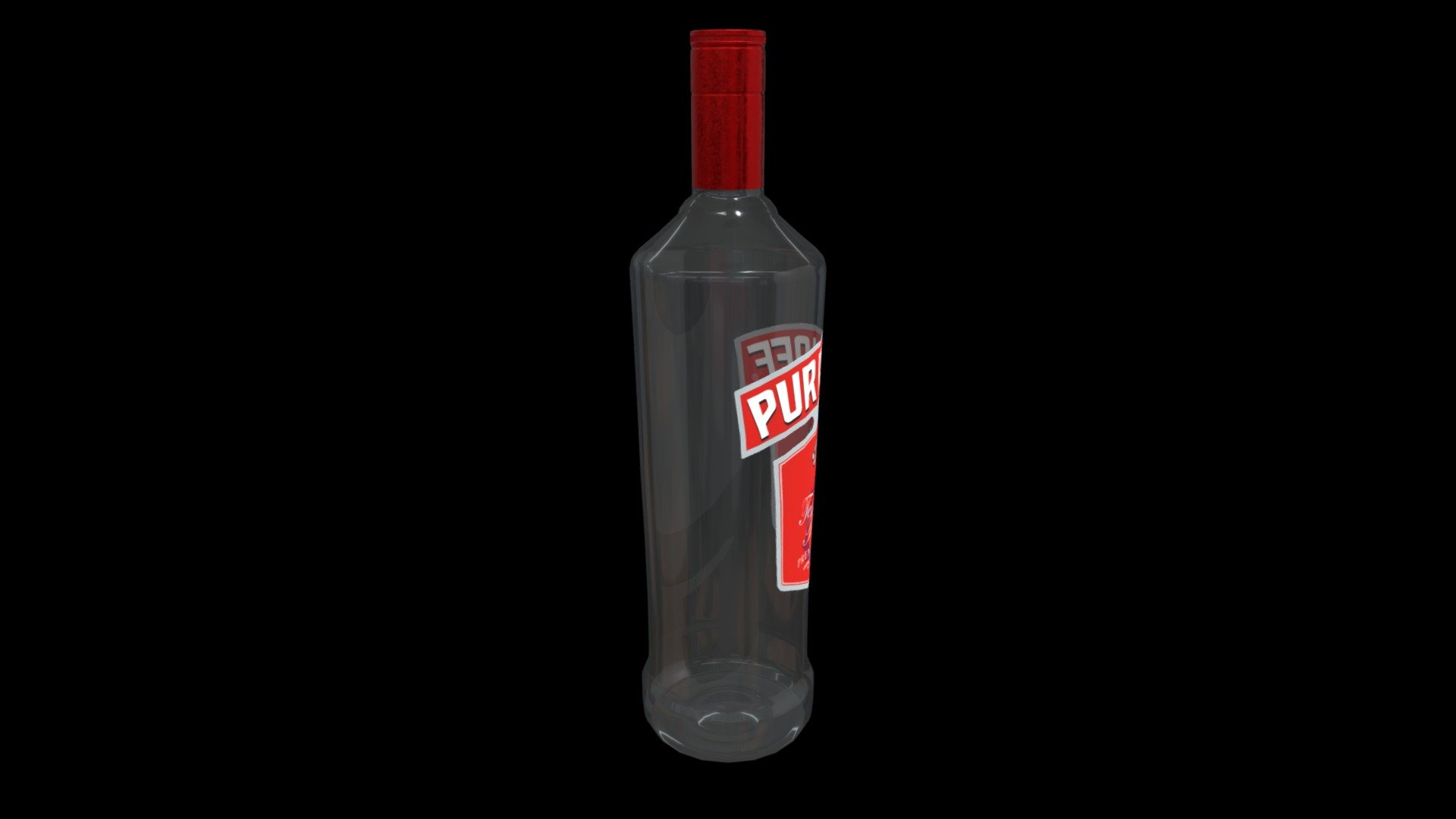 fake vodka bottle Download Free 3D model by sdallas [bd7d993] Sketchfab