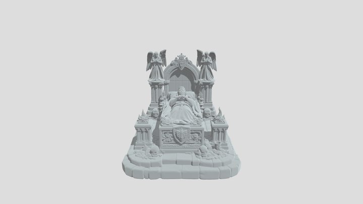 queen tumb 3D Model