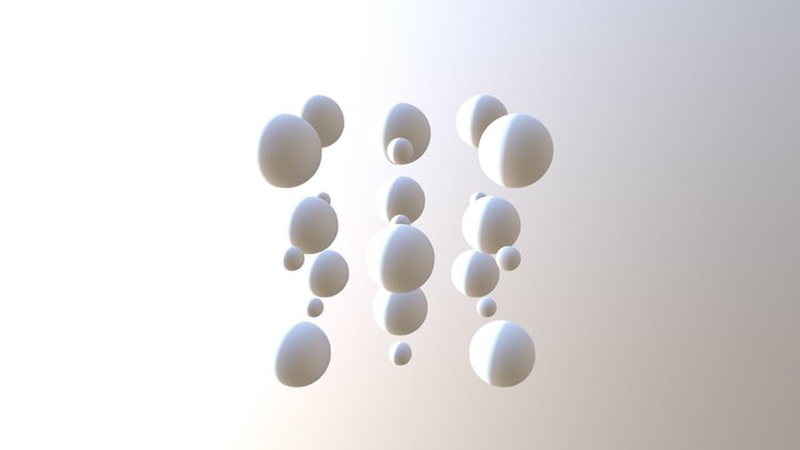 Mo S2 Bonds 3D Model