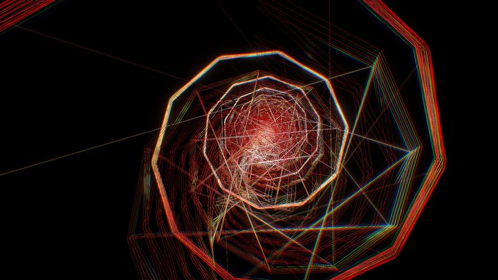 Permanence Code Wireframe - Tron Ares Tribute 3D Model