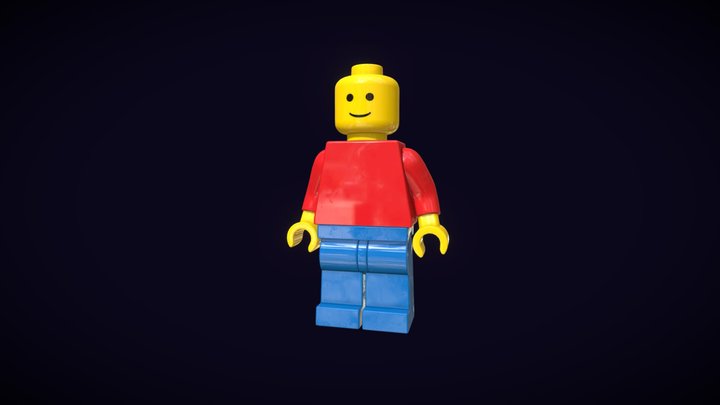 Lego figure – classic 3D Model