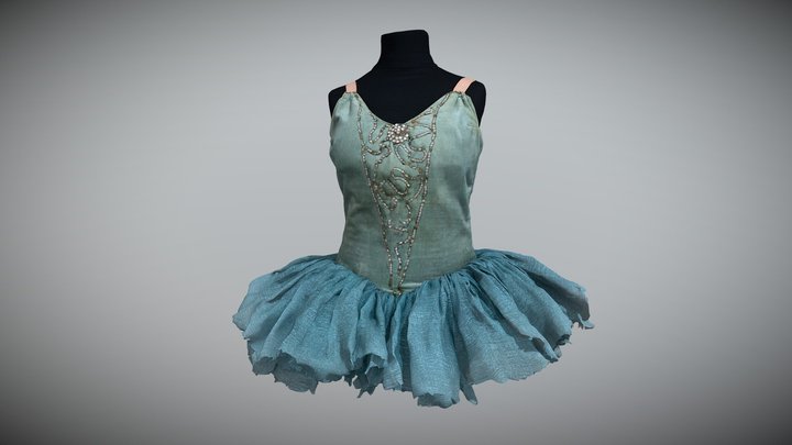 Ballet costume, tutu LOW RES 3D Model