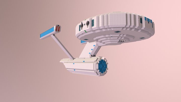 Compuprise B With Tractor Beam 3D Model