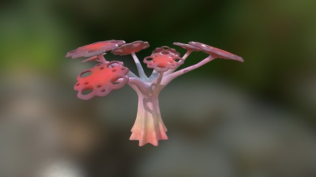 Alien Tree 3D Model