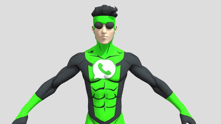 Whatsapp_invincible 3D Model