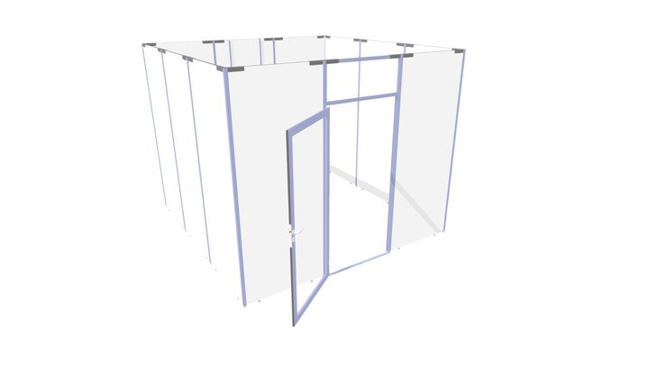 Light Weight Panel System, Conference Room 3D Model
