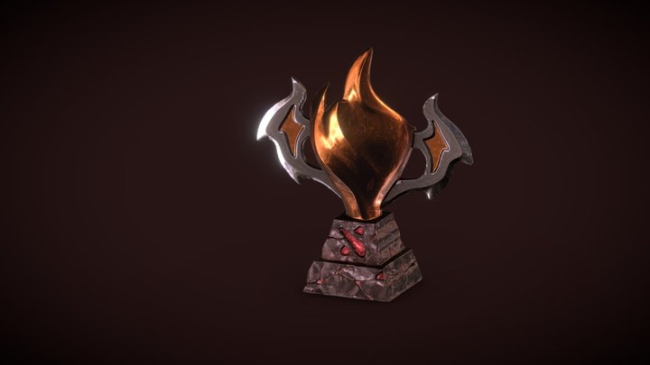 DOTA 2 Battle cup 3D Model