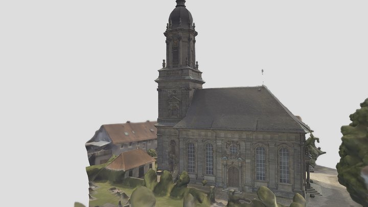 Pfarrkirche St. Bartholomäus, Bindlach 3D Model