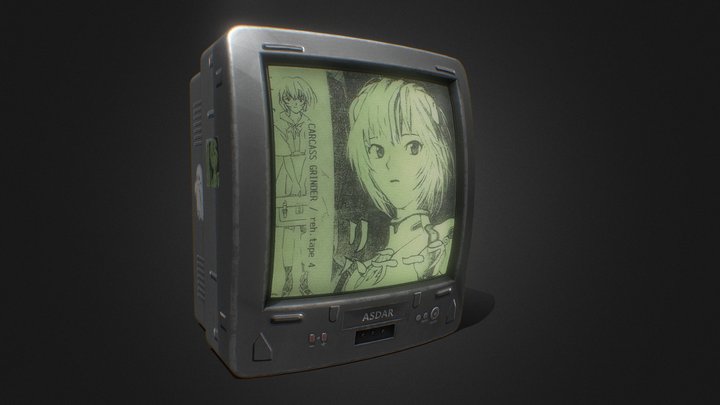 Retro TV 3D Model