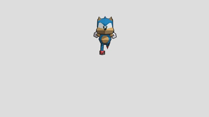 Sonic – Free 3D Model STL