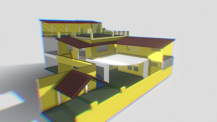 Isometric House 3D Model