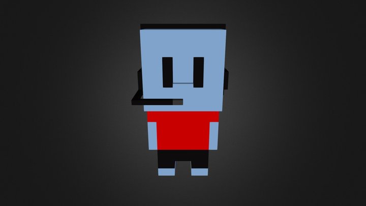 Pixel Ferb 3D Model