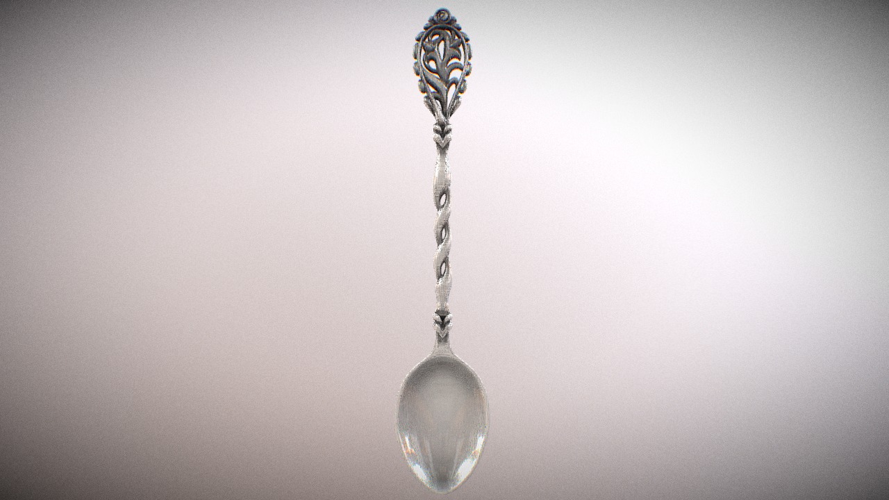3D model Spoon flower mood - This is a 3D model of the Spoon flower mood. The 3D model is about a drop of water falling into a glass.