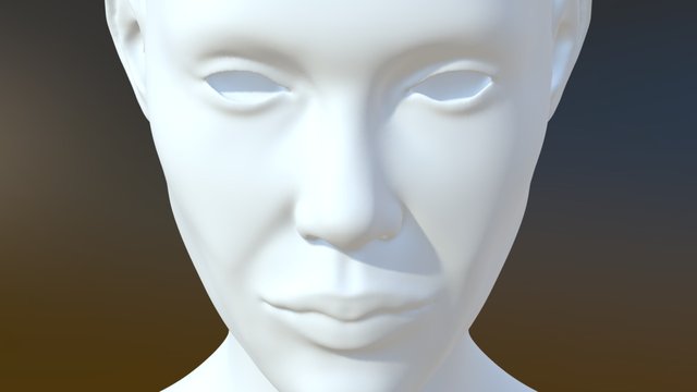 Angelina Jolie Head 3D Model
