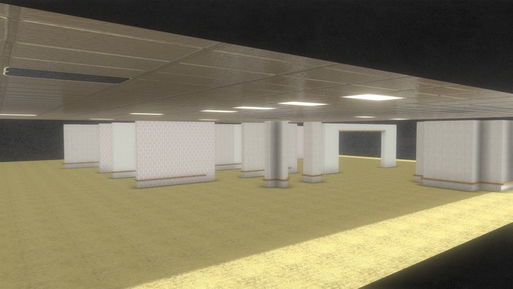 Backrooms Pack – Modello 3D gratuito STL