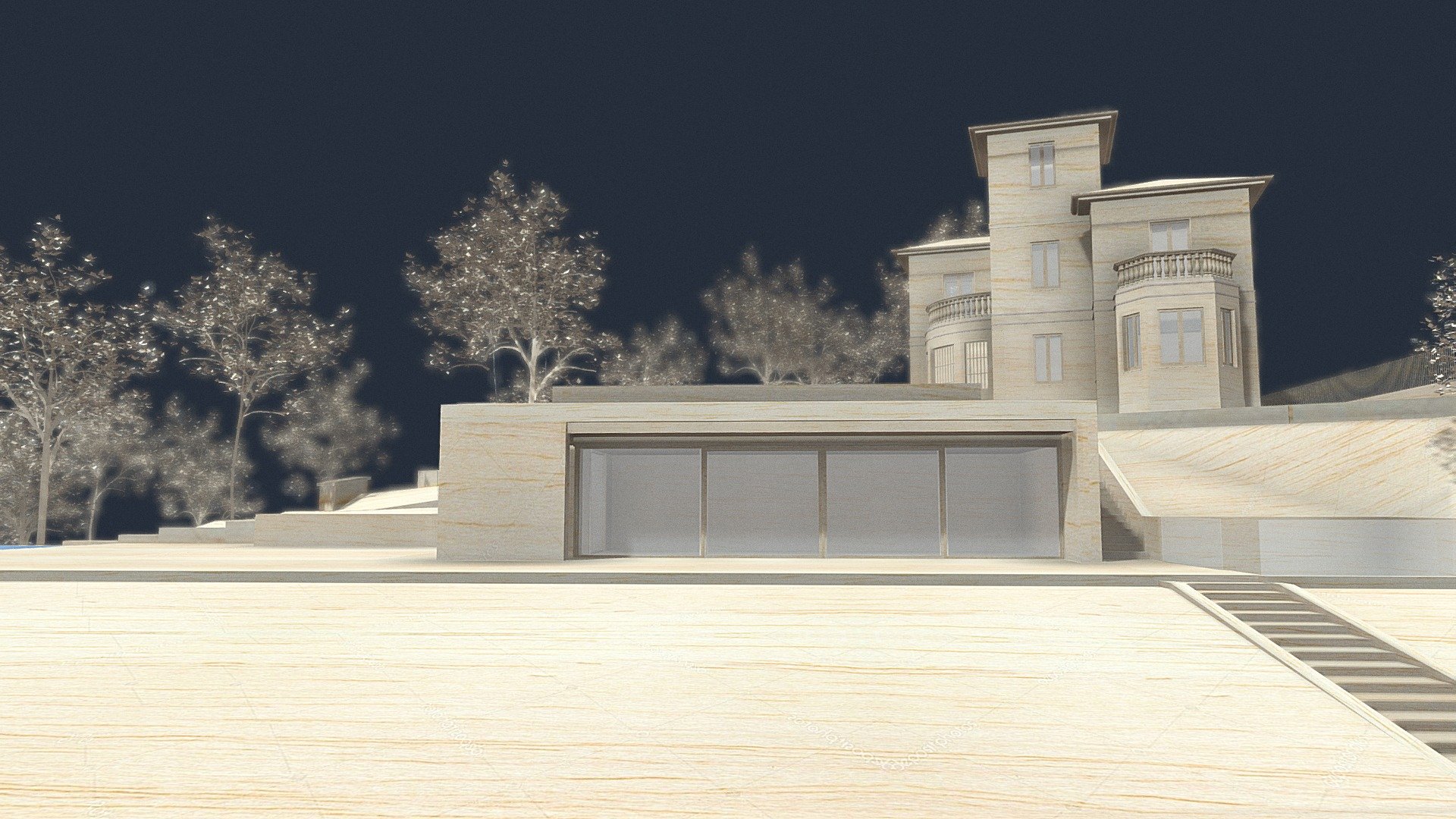 wide screen - 3D model by OB|A studio di Architettura (@OBA_studio_di ...