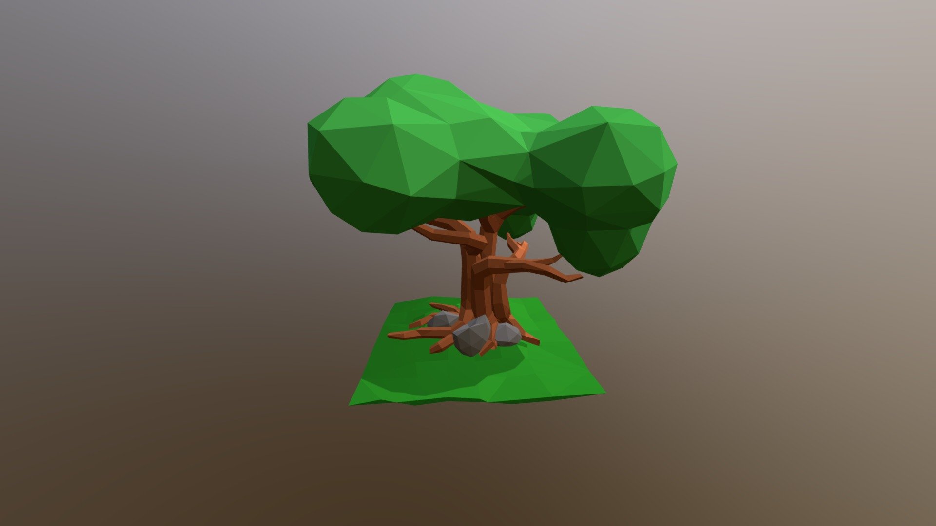 Quercia Low Poly