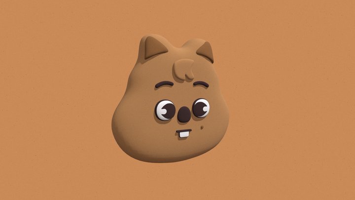 Stray Kids - SKZOO Han Quokka Cushion 3D Model