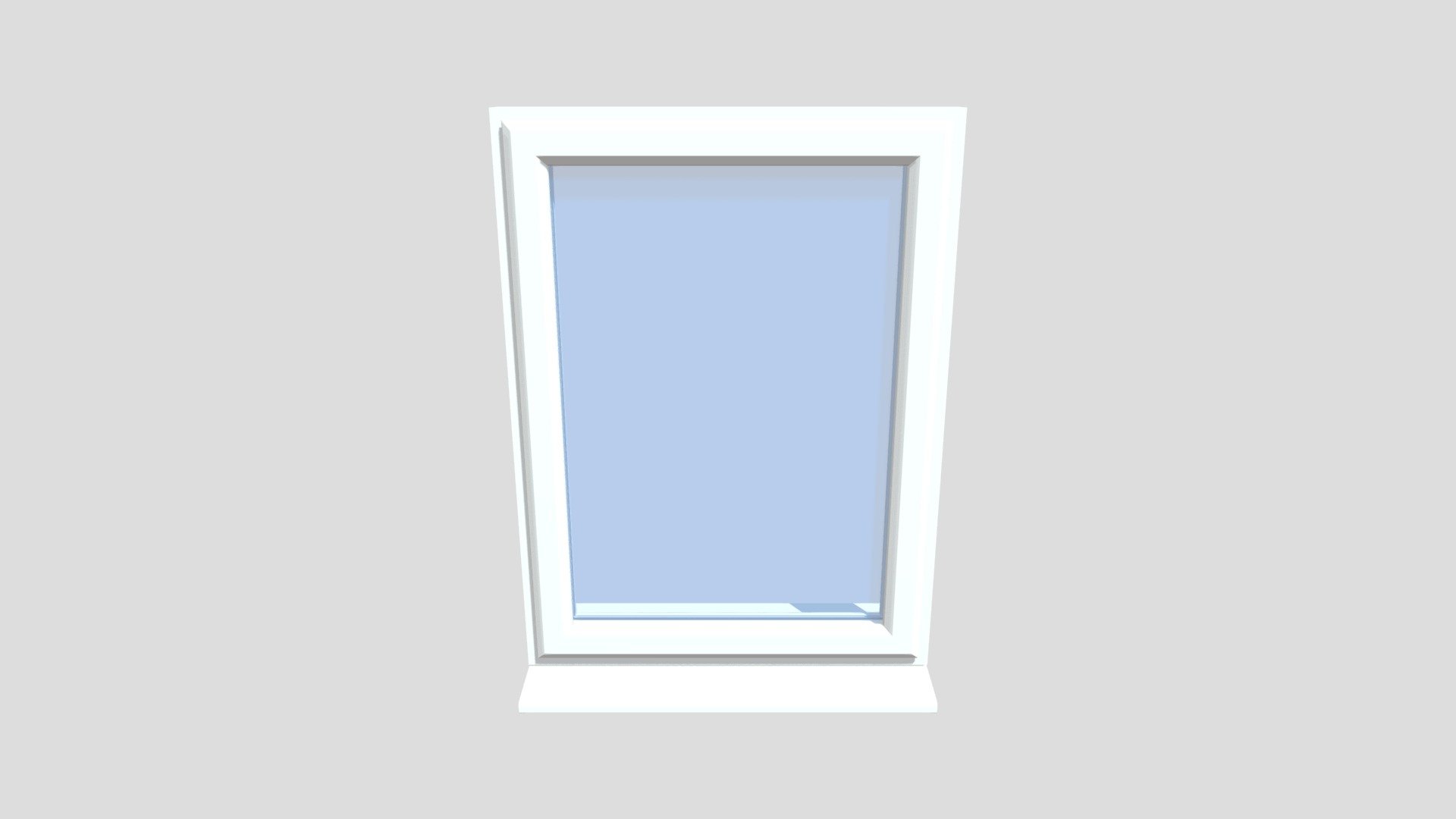 Spectus Casement Window Bevelled Side Hung 3D model by bimstore