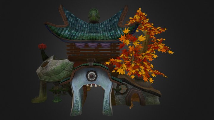 怪怪屋 3D Model