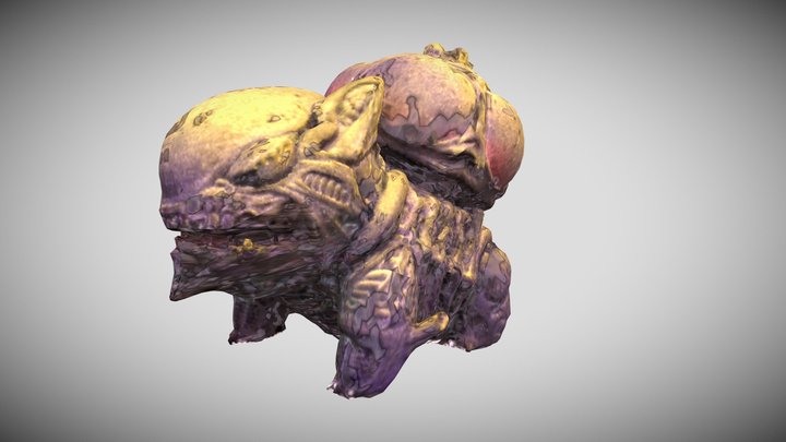 Alien Bulbasaur Photo scan 3D Model