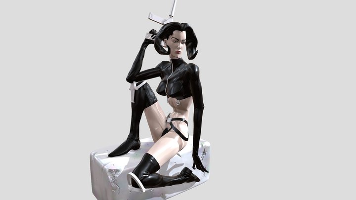 Aeon Flux POLYPAINT 3D Model