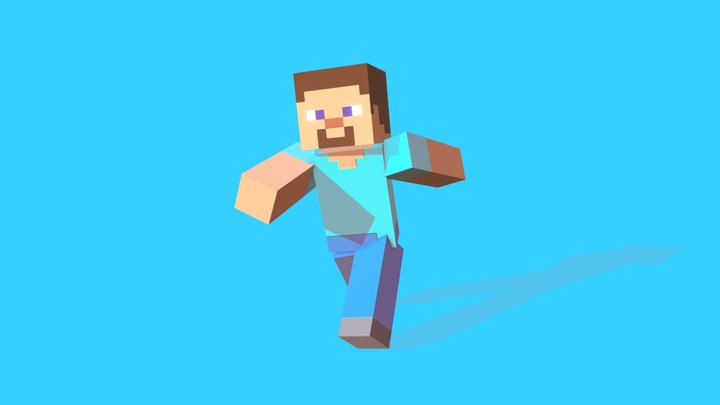 Minecraft Steve 3D Model
