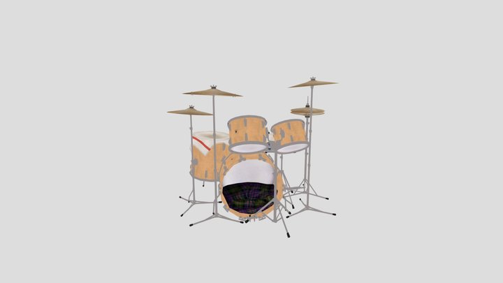Rooftop Drum Kit 3D Model
