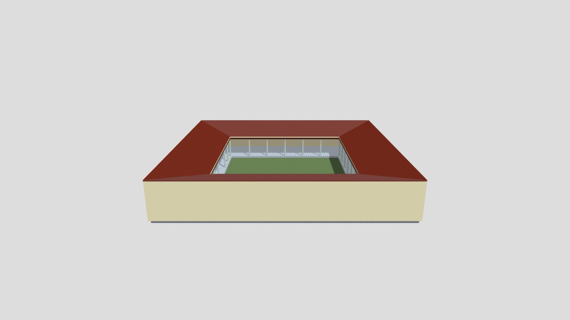 Courtyard Arbitrary Textures Adjusted Roof 5