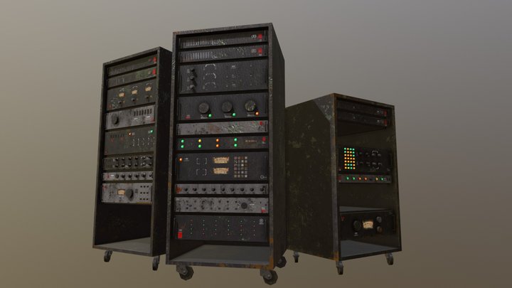 Equipment Racks | The Lost World 3D Model