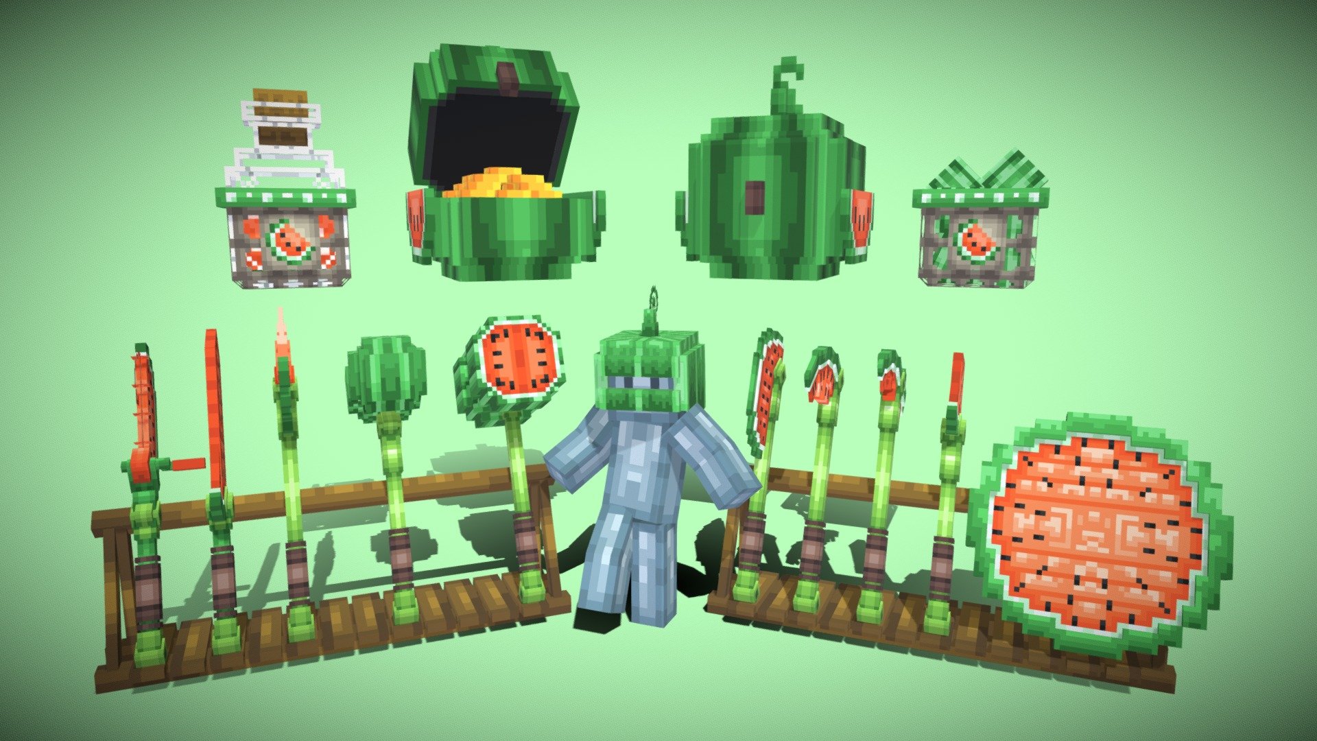 Watermelon Juice - 3D model by Mr.Cat (@MoneYPE) [bd8d981] - Sketchfab