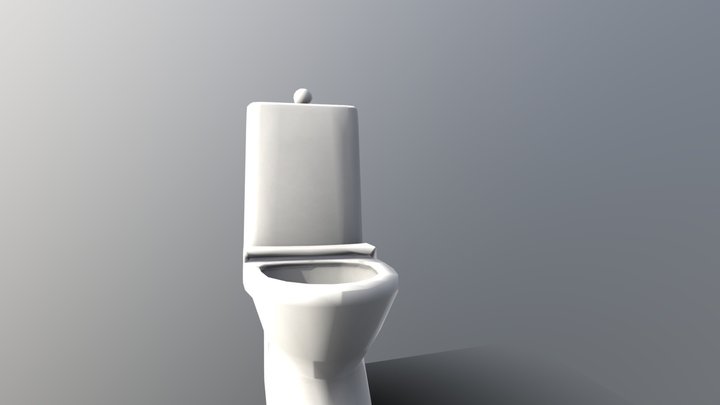 Gman  toilet incluye animaciom 3D Model