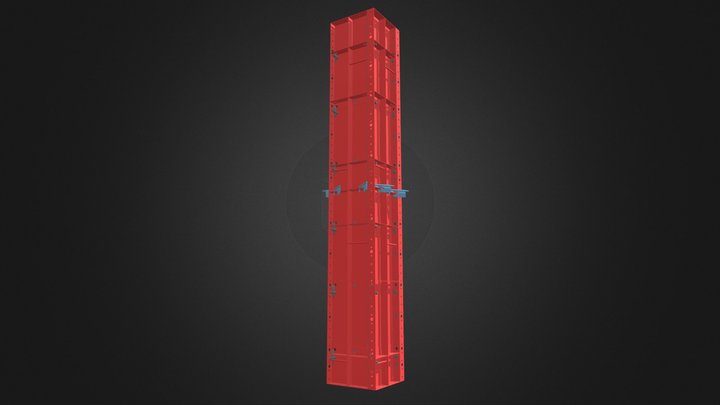 Formaleta-metalica-25x25 3D Model