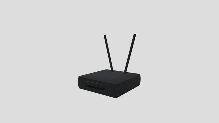 Wifi Router 3D Model