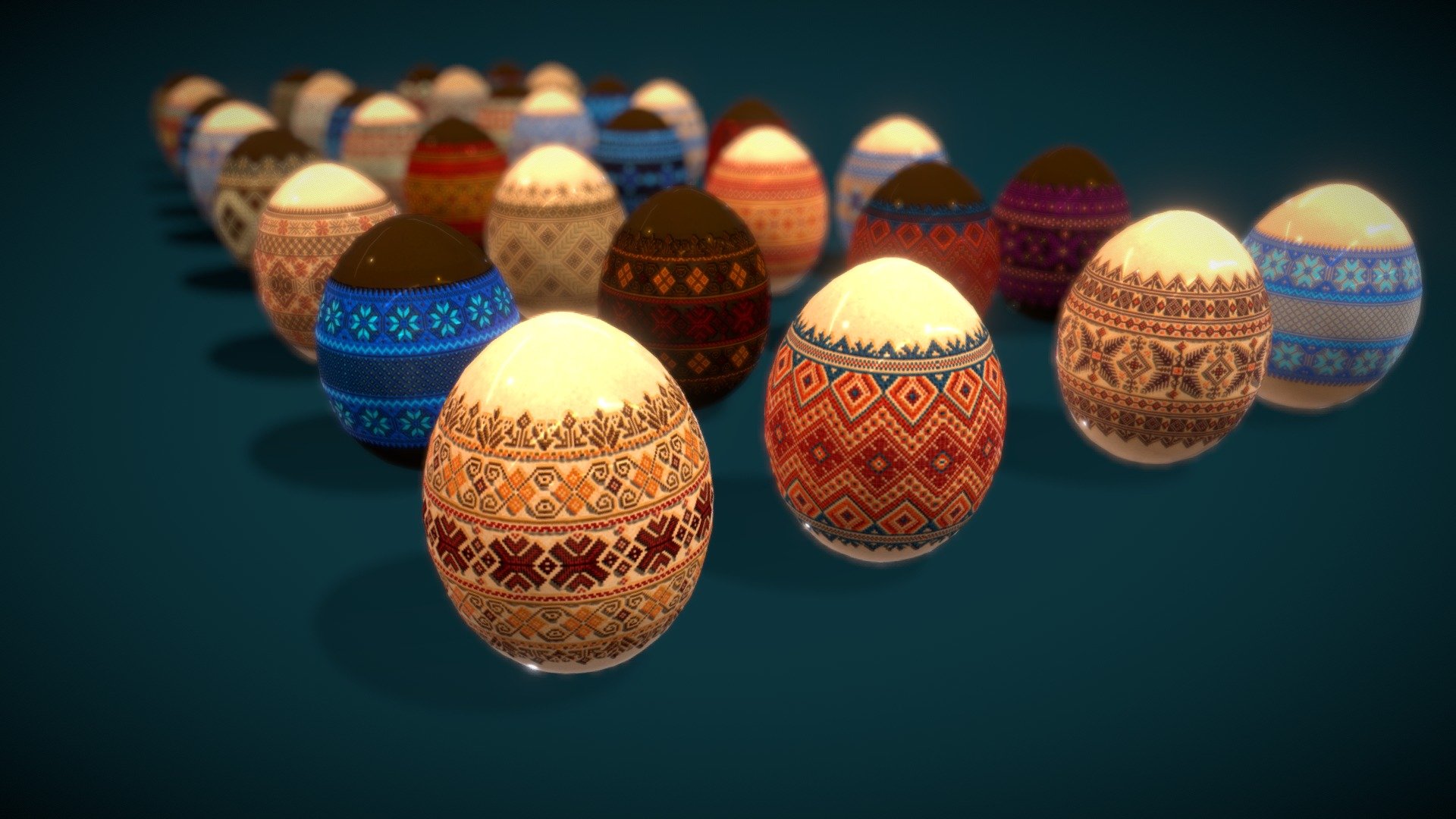 Colections Easter Eggs 3 — Sketchfab embed 3D viewer