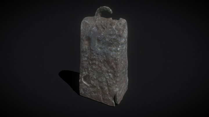 Old Rusting Cow Bell 3D Model