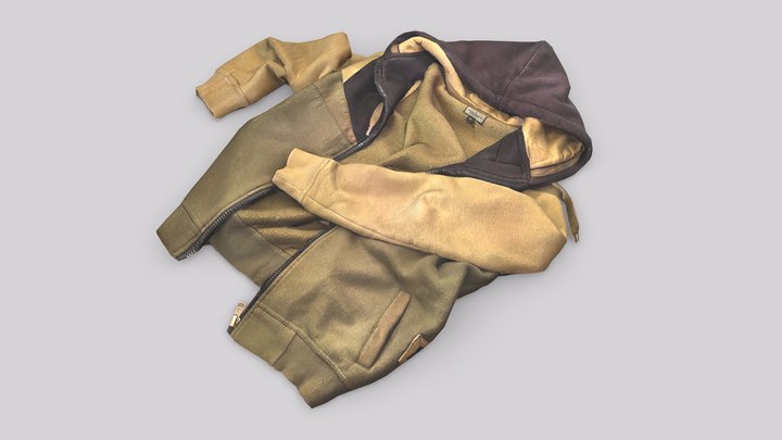 Scanned clothing: Hoodie 1 3D Model