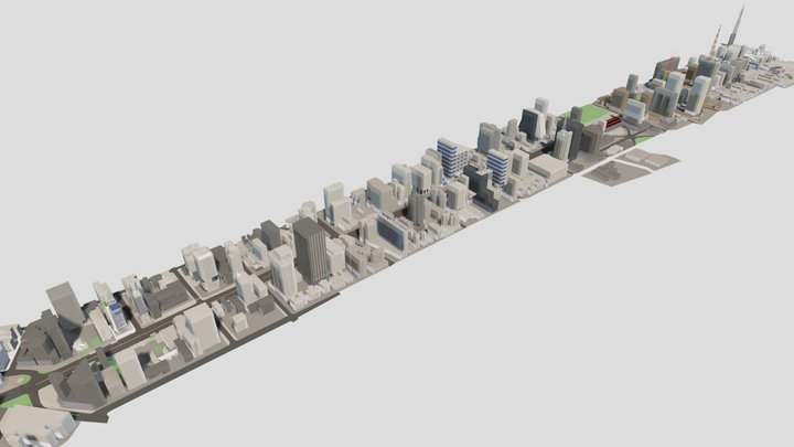 Avenida Paulista SP 3D Model