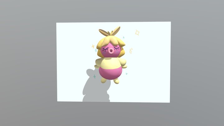 Smoochum 3D Model