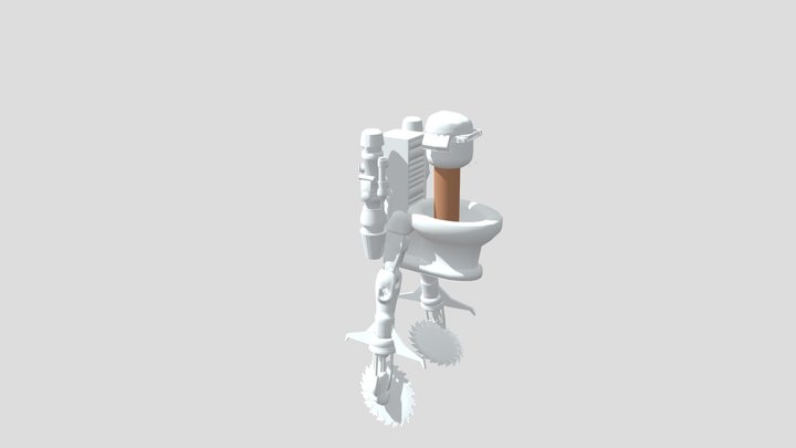Buzsaw skibidi roblox versiom 3D Model