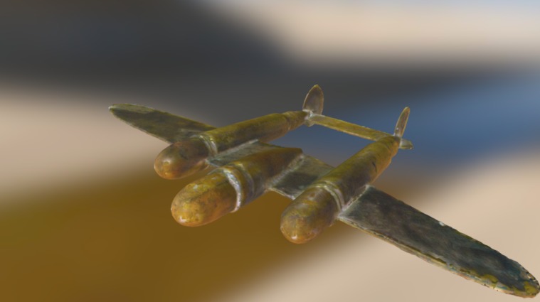 Bullet Plane (VCU_3D_2217) - Download Free 3D model by Virtual Curation ...