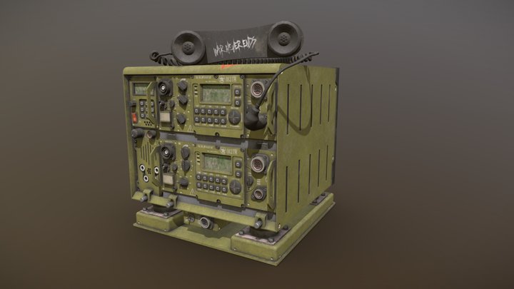 Military Radio 3D Model