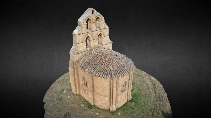 Ermita de San Fagún de Los Barrios de Bureba 3D Model
