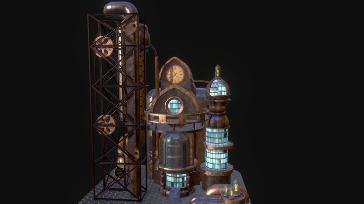 SteamPunk 3D Model